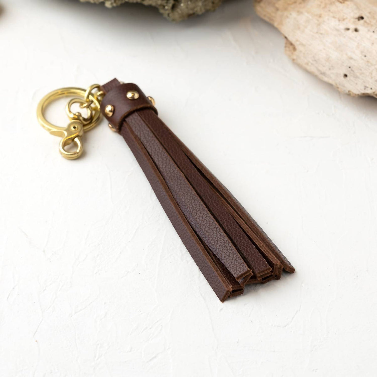 Bijourocks - Nat Brass Tassel Key Chain
