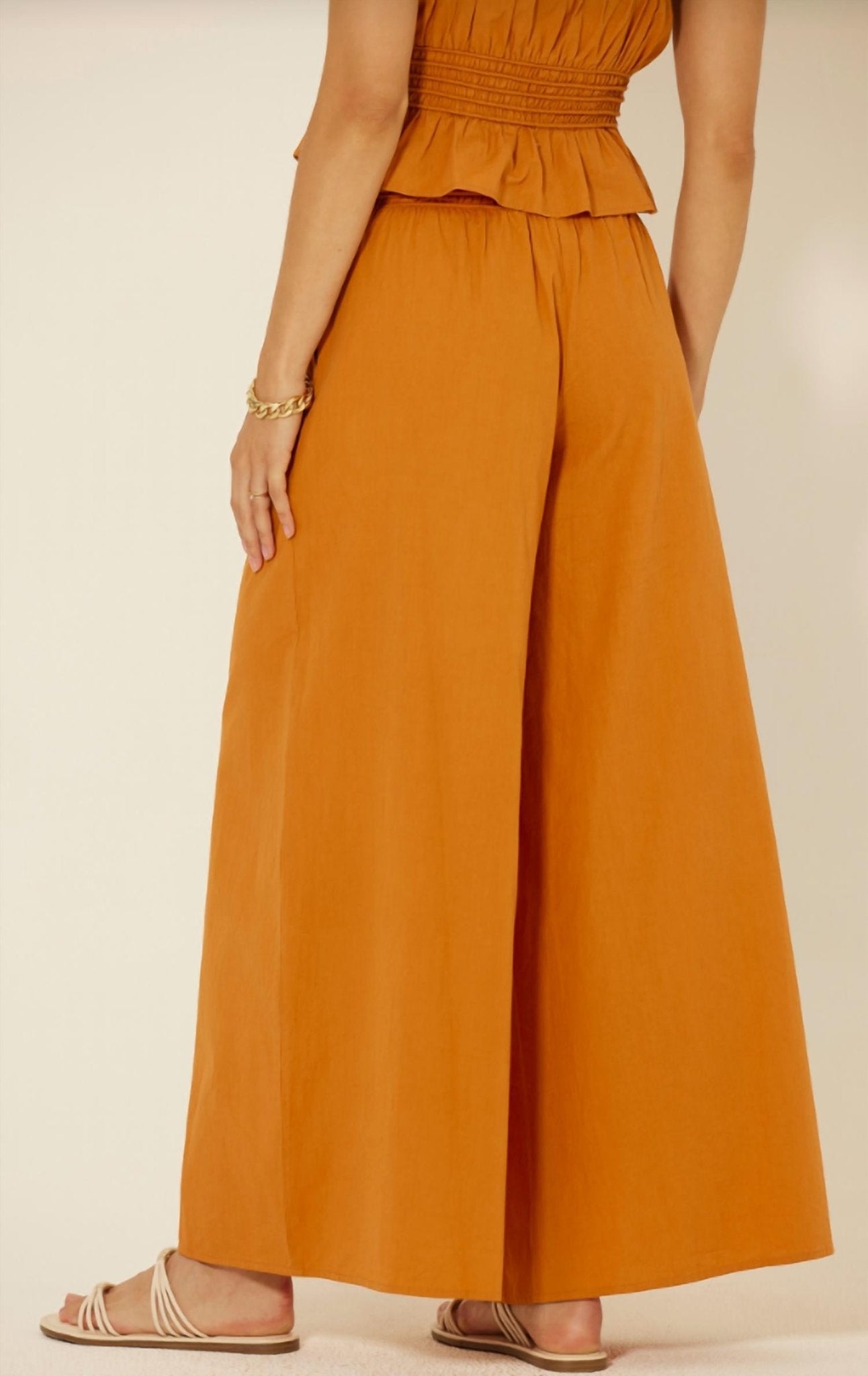 Bila77 - Naples Pant - clothing - cotton - orange