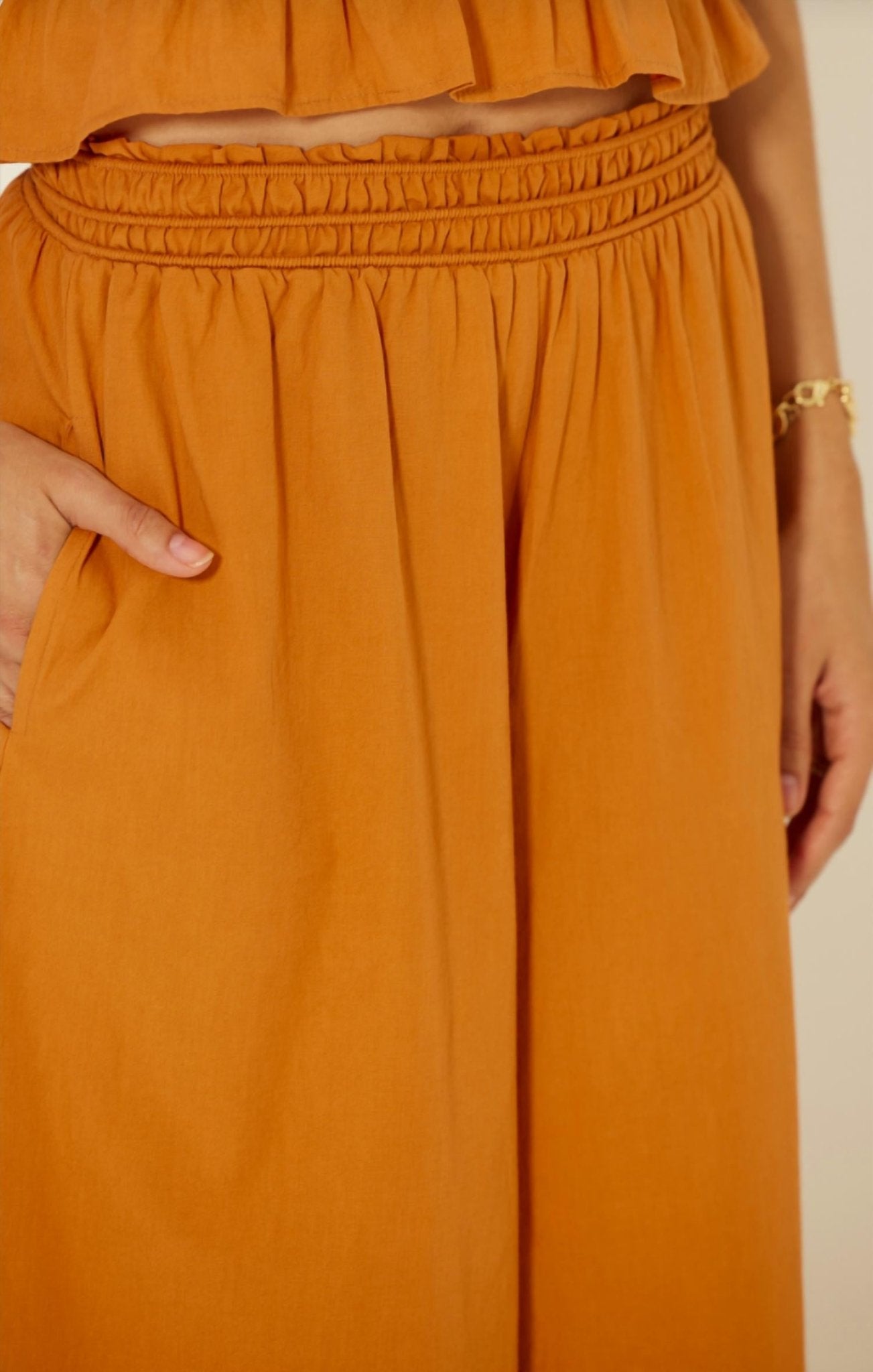 Bila77 - Naples Pant - clothing - cotton - orange