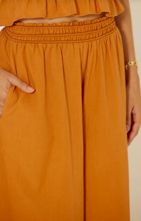 Bila77 - Naples Pant - clothing - cotton - orange