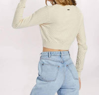 Billabong - Long Sleeve She Dances Crop Cardigan