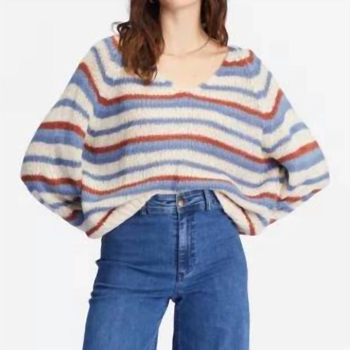 Billabong - No Brainer V-neck Pullover Sweater