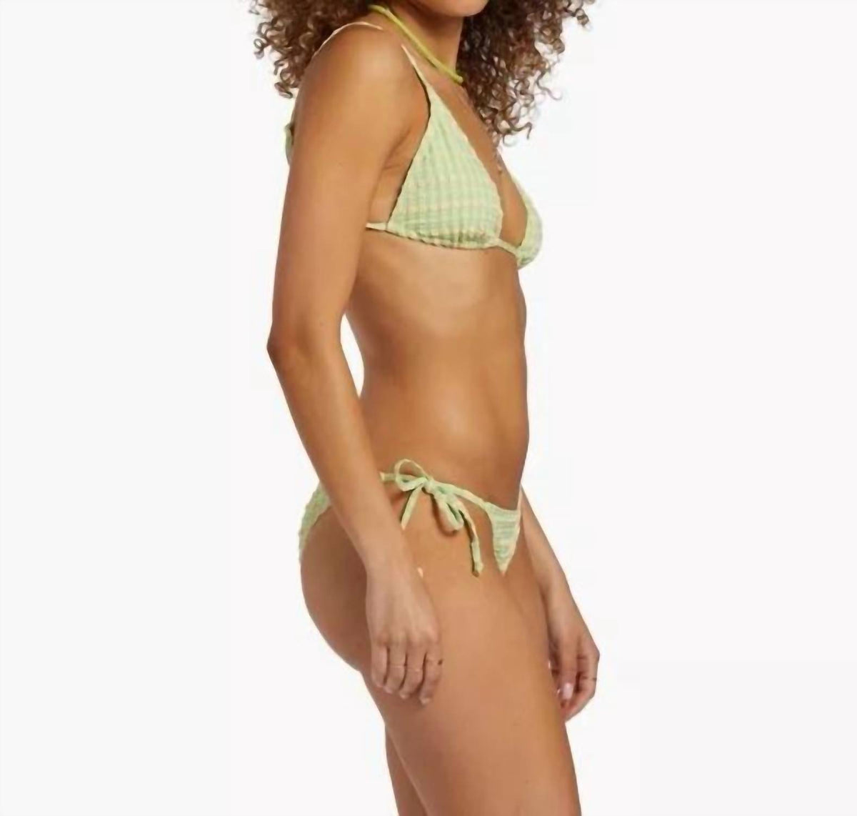 Billabong - Wave Check Tie Side Bikini Bottom