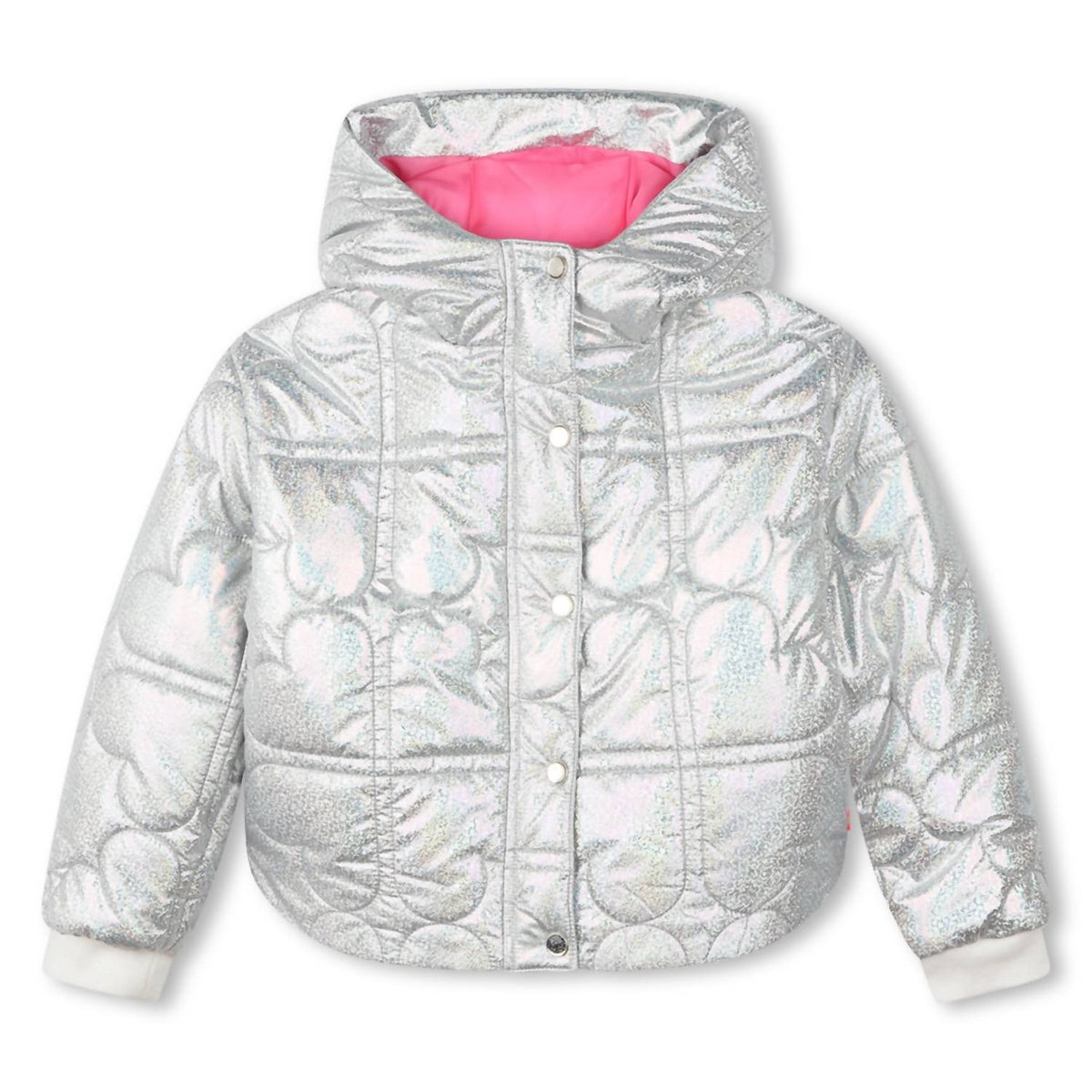 Billieblush - Girl's Quilted Iridescent Puffer Jacket