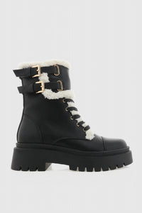Billini - Women's Ferrel Sherpa Combat Boot