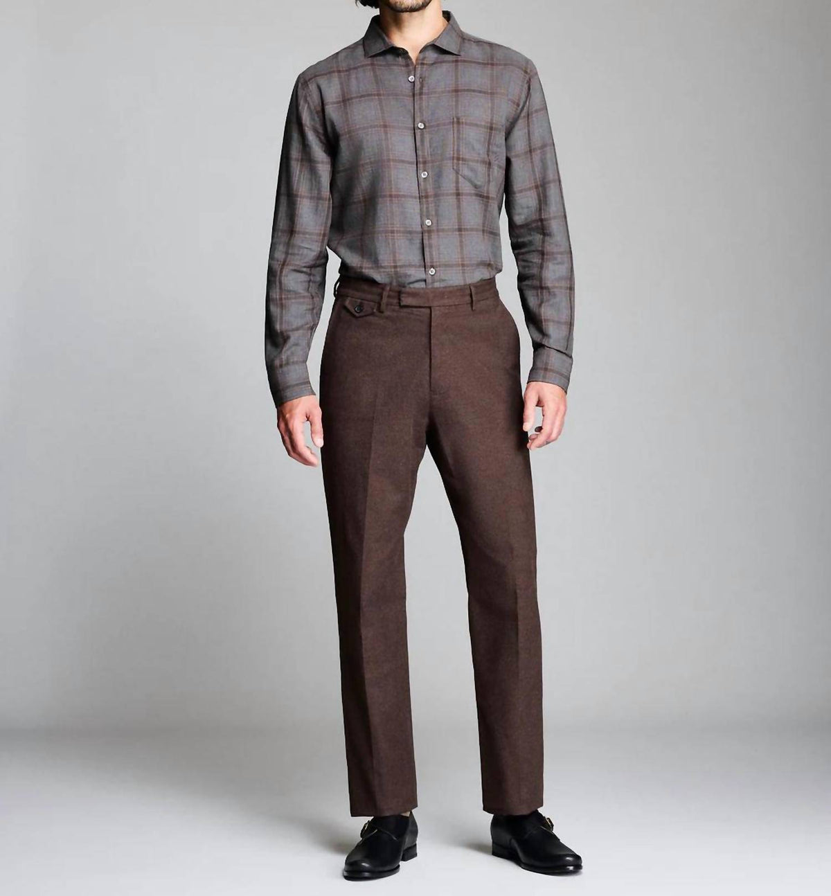 Billy Reid - Men's Grid Plaid Pickwick Shirt