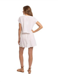 Bindu - Alina Scalloped Hemline Top