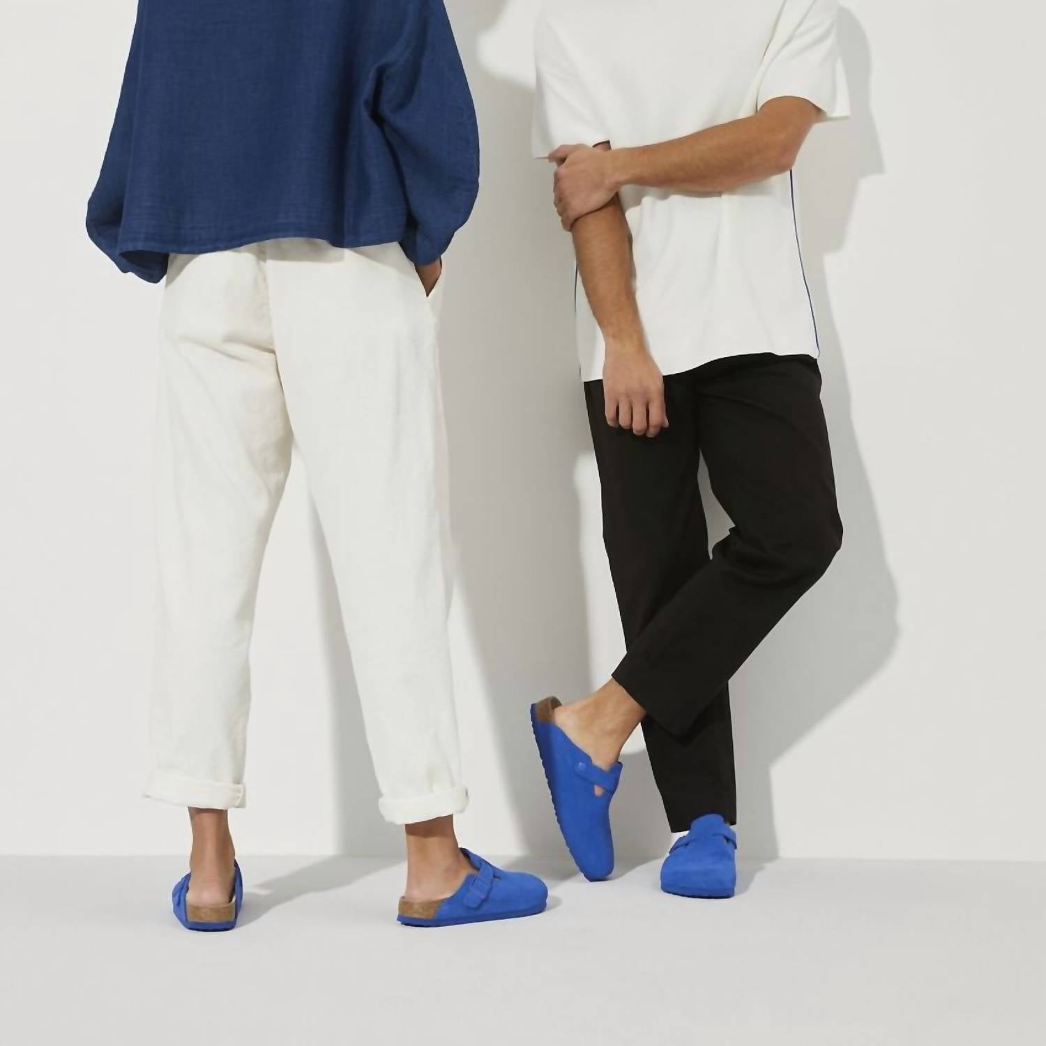 Birkenstock - Unisex Boston Suede - blue - 