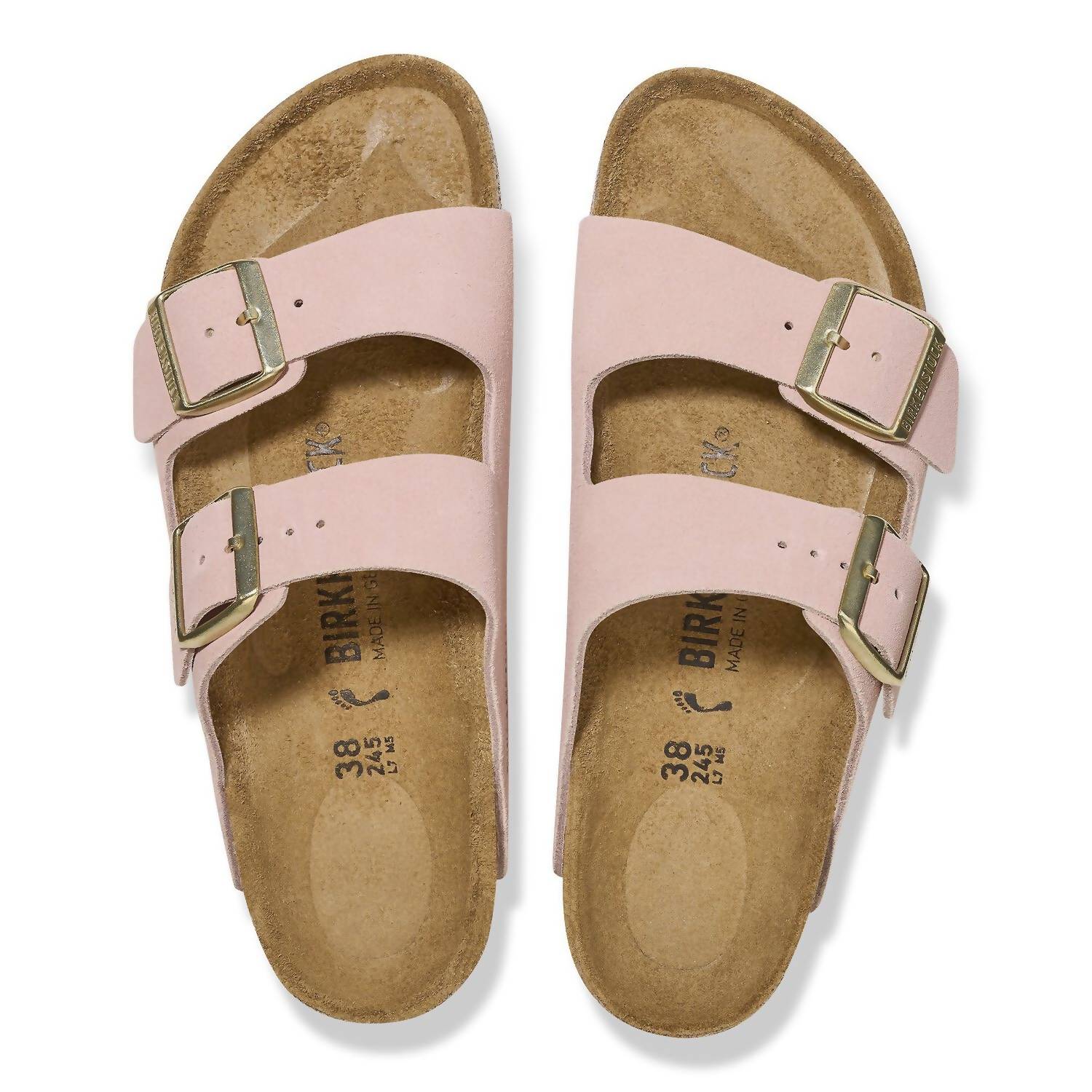 Birkenstock - Women's Arizona Suede Leather Sandal - pink - sandals - shoes