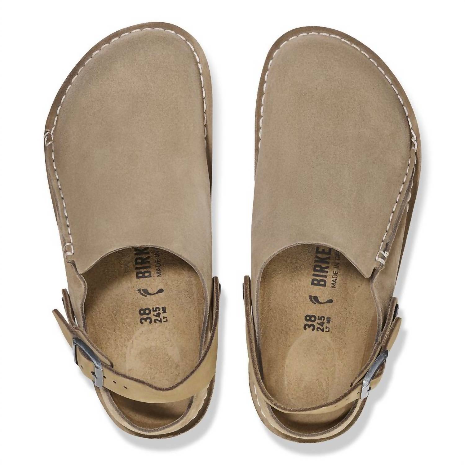 Birkenstock - Women's Lutry Premium Suede Clogs - clogs - grey - mules