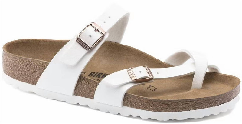 Birkenstock - Women's Mayari Birko - Flor Sandal - faux - leather - sandals - shoes
