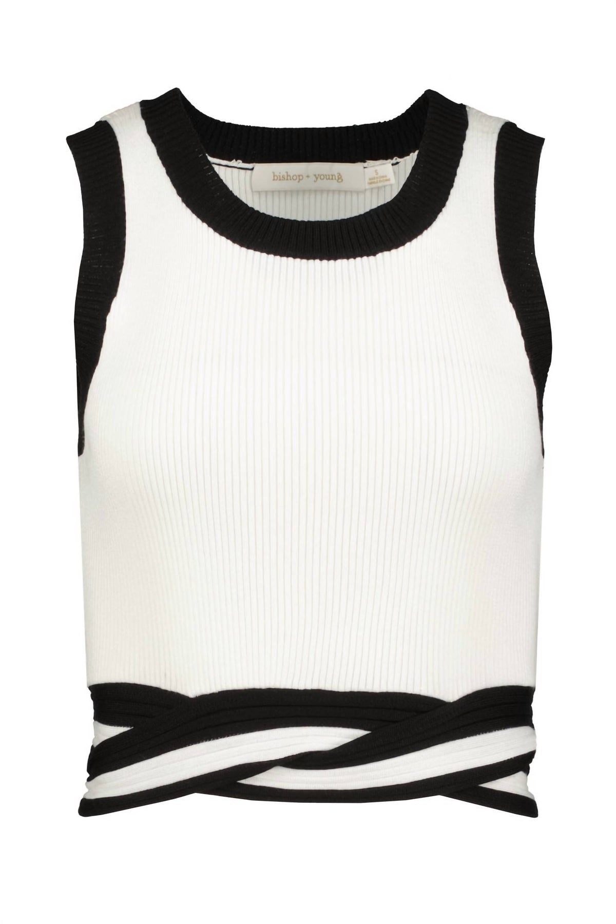 Bishop + Young - Color Block Twist Sweater Tank