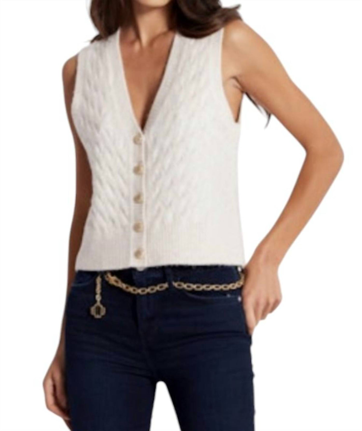 Bishop + Young - Estella Cable Knit Vest