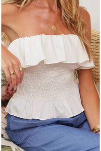 Bishop + Young - Isabelle Strapless Tier Top