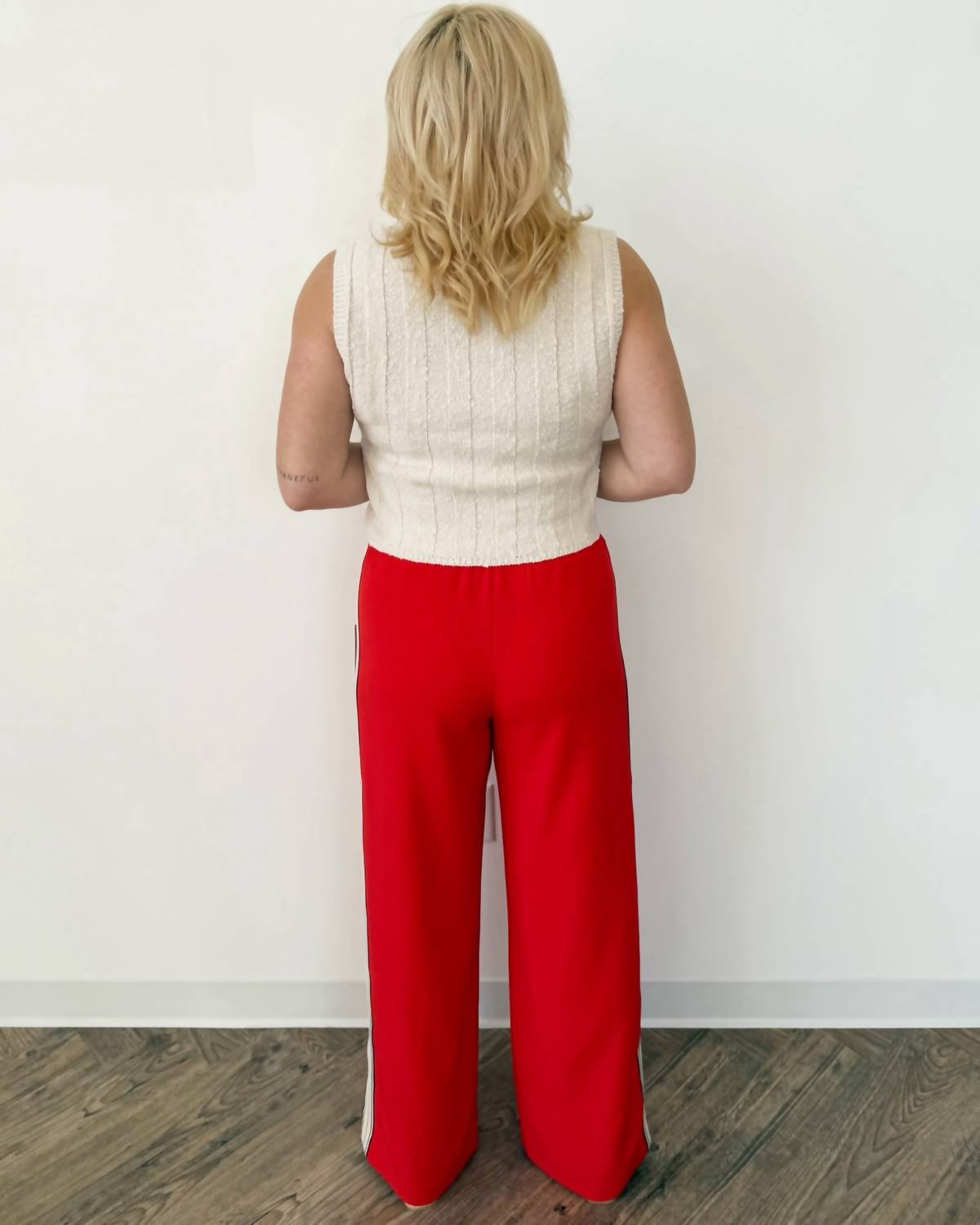 Bishop + Young - Jules Pull On Striped Pant - clothing - pants - red
