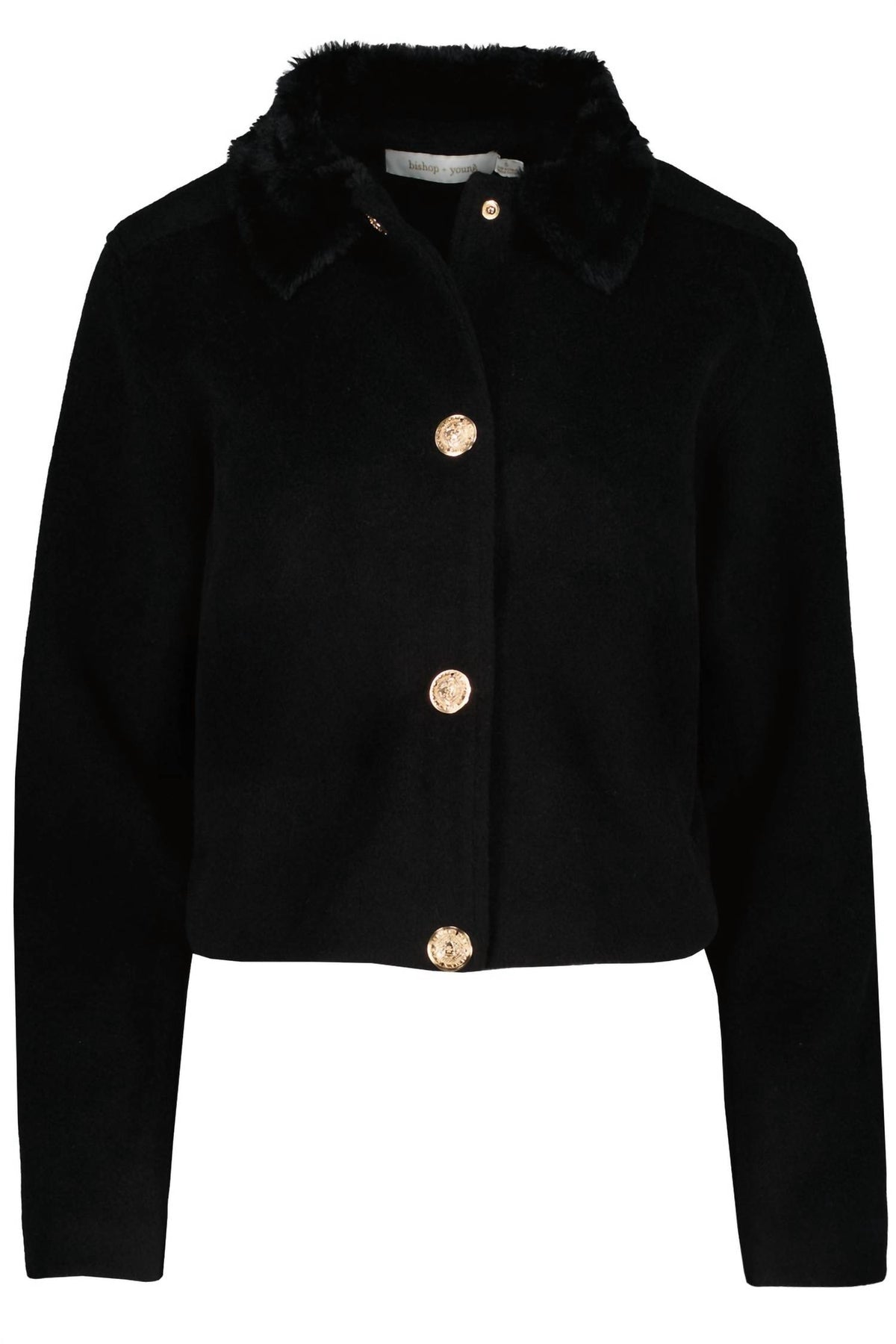Bishop + Young - Lily Fur Collar Jacket