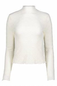 Bishop + Young - Spencer Funnel Neck Lace Top