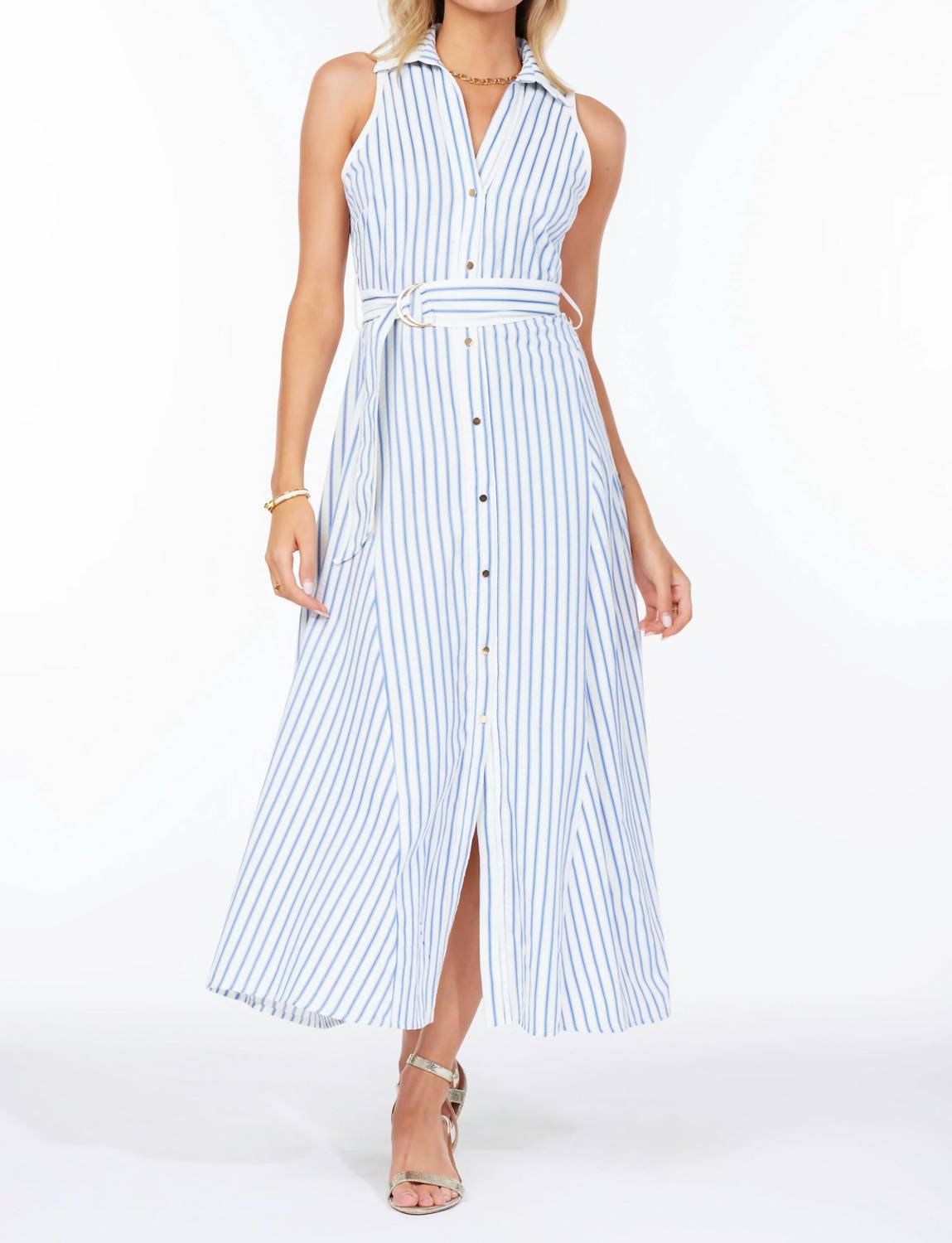 Bishop + Young - Verona Button Front Midi Dress