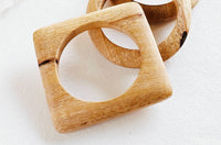 Bisjoux - Bamboo Bangle Set - bracelets - brown - jewelry