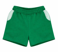 Bits & Bows - Boy's Gingham Pocket Shorts
