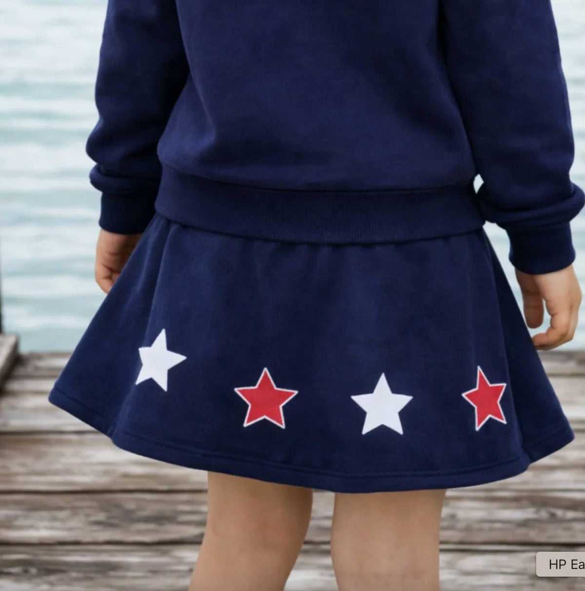 Bits & Bows - Girl's America Bow Skort