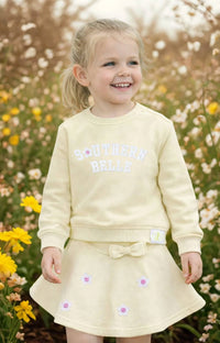 Bits & Bows - Kids' Daisy Bow Skort