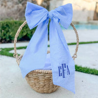 Bits & Bows - Seersucker Sashes