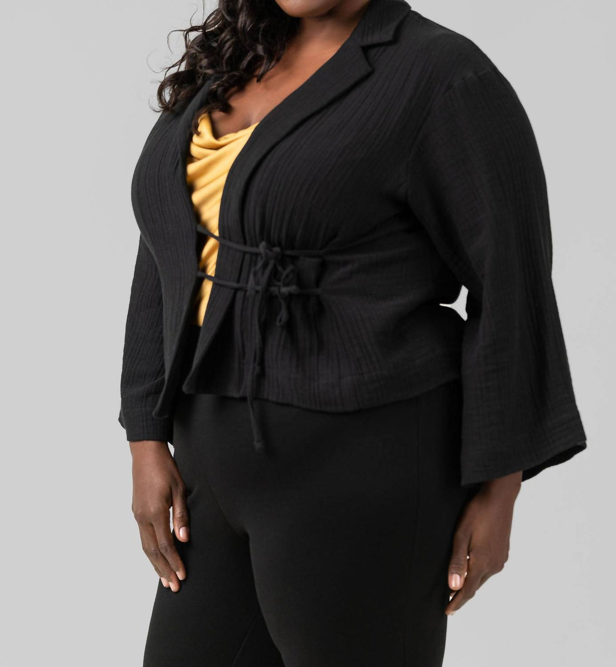 Bitte Kai Rand - DOUBLEWEAVE SHORT JACKET - Plus Size