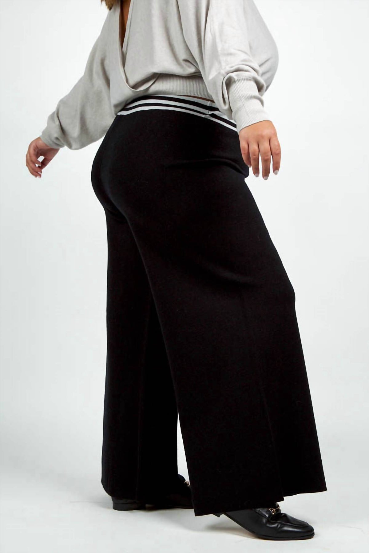 Bitte Kai Rand - Merino Blend Wide Leg Pants - Plus