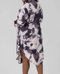 Bitte Kai Rand - Water Mirror Button Front Midi Dress - Plus