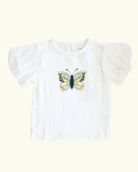 Bizz X Siss - Yara Flutter Tee - clothing - cotton - graphic