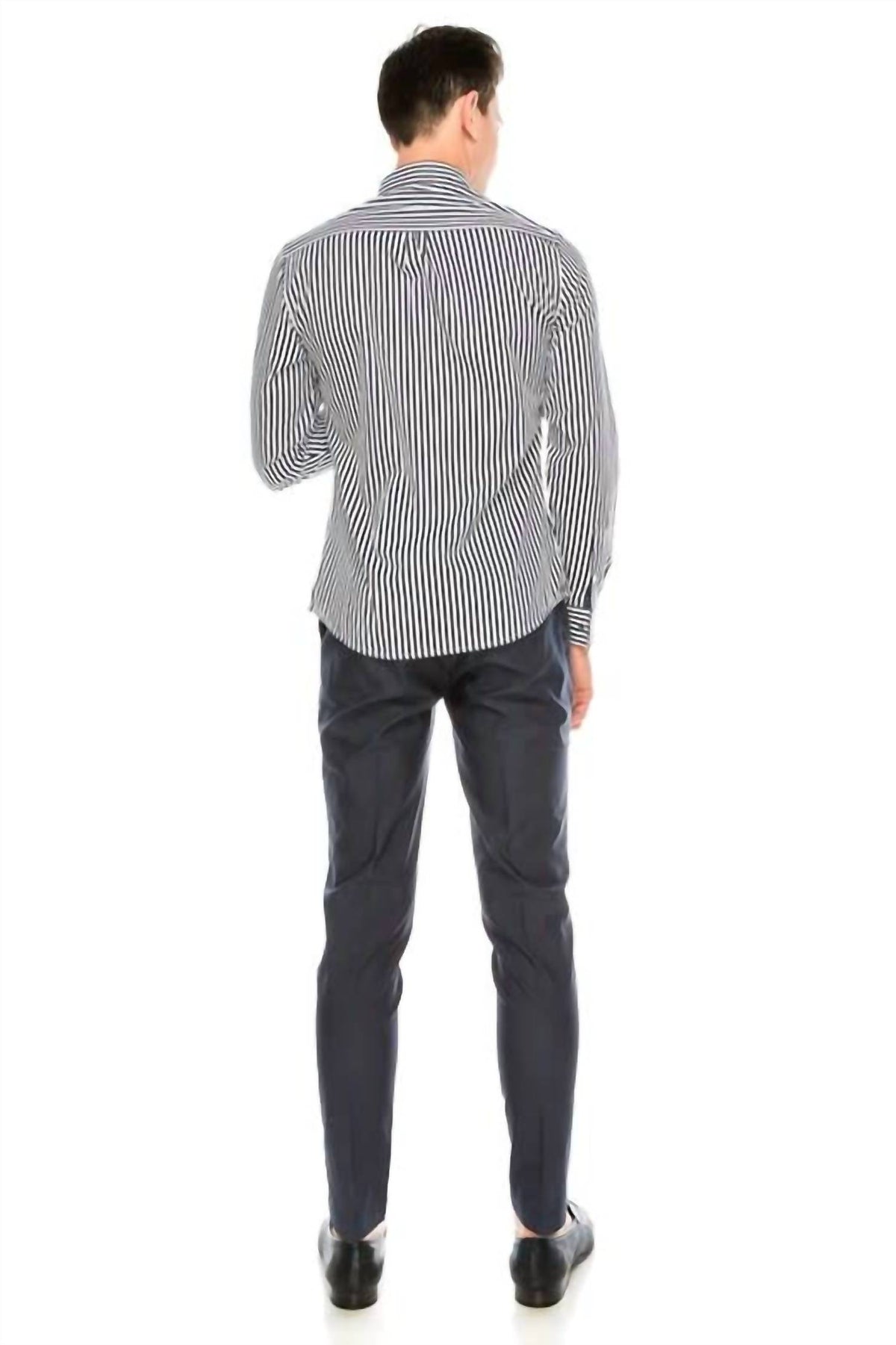 Bizzo Men - Striped Button Up Shirt