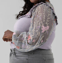 -Bl^Nk- - Elline Knitted Top - Plus