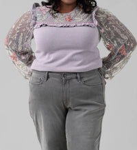 -Bl^Nk- - Elline Knitted Top - Plus