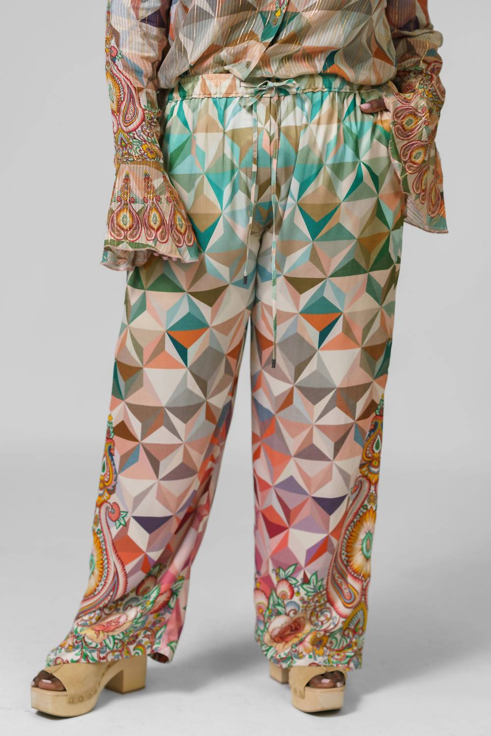 -Bl^Nk- - Klara Wide Leg Pants - Plus