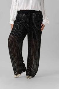 -Bl^Nk- - Peloni Wideleg Pants - Plus