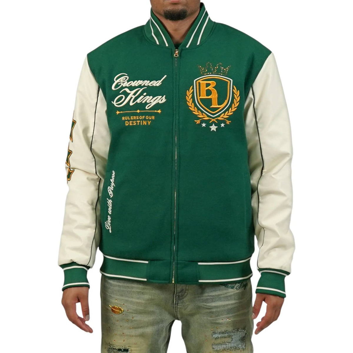 Blac Leaf - Crowned Kings Bomber Jacket
