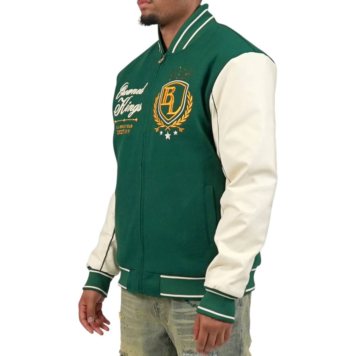 Blac Leaf - Crowned Kings Bomber Jacket