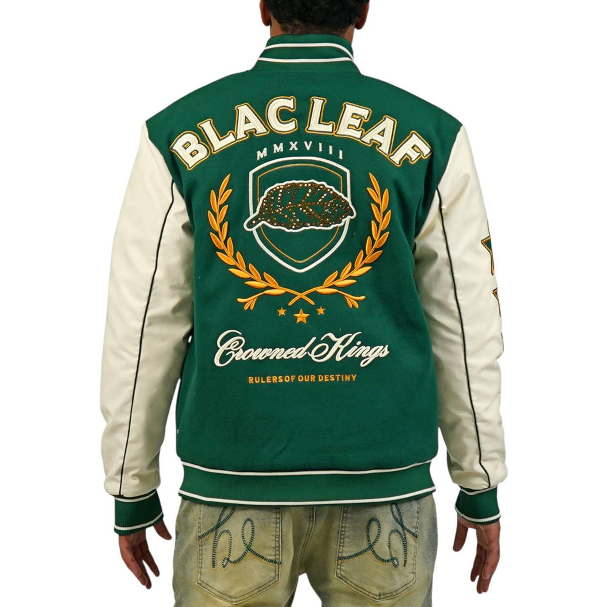 Blac Leaf - Crowned Kings Bomber Jacket