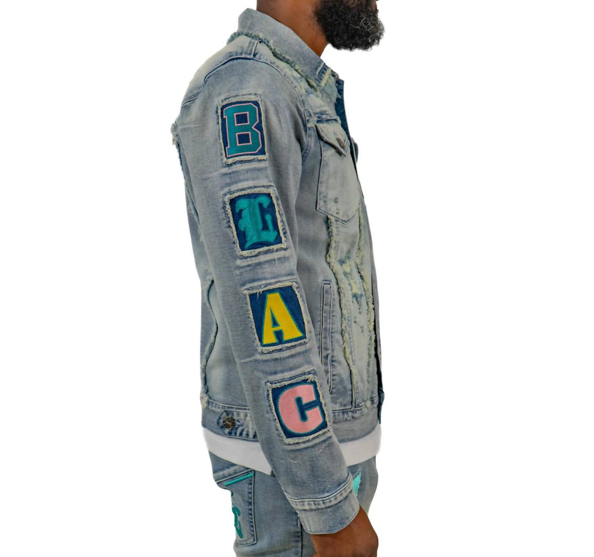 Blac Leaf - Growth Patchwork Denim Jacket