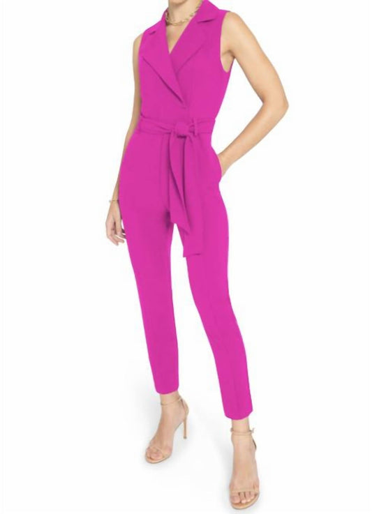 Black Halo - Danica Jumpsuit - clothing - pants - pink