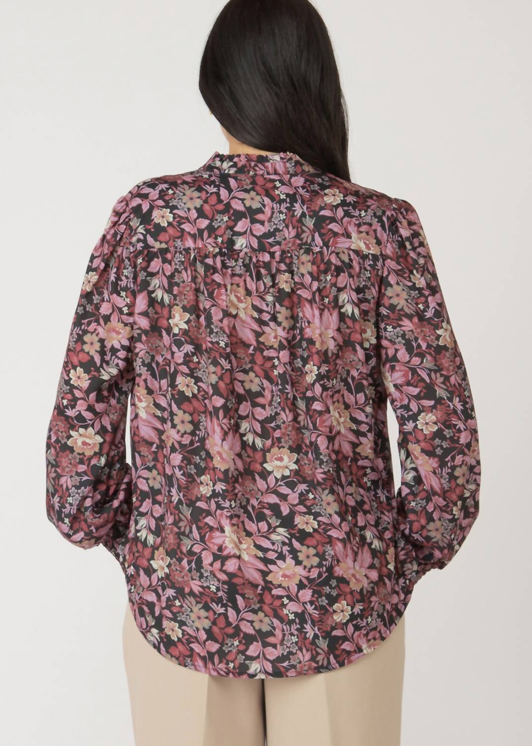 Black Tape - Noir Rose Blouse - blouses - clothing - floral