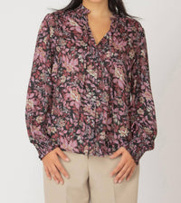 Black Tape - Noir Rose Blouse - blouses - clothing - floral