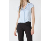Black Tape - Seamed Button Down Blouse