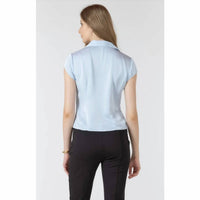 Black Tape - Seamed Button Down Blouse