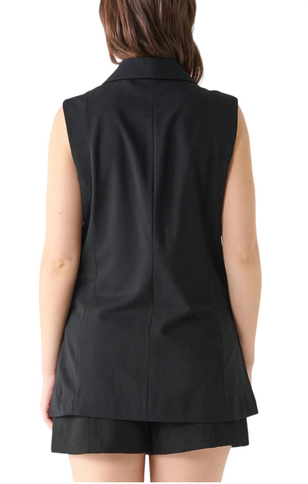 Black Tape - SLEEVELESS BLAZER VEST