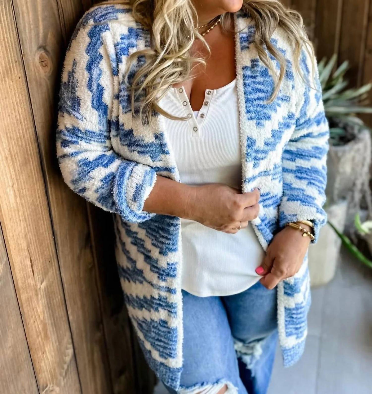 Blakeley - Aztec Cozy Cardigan
