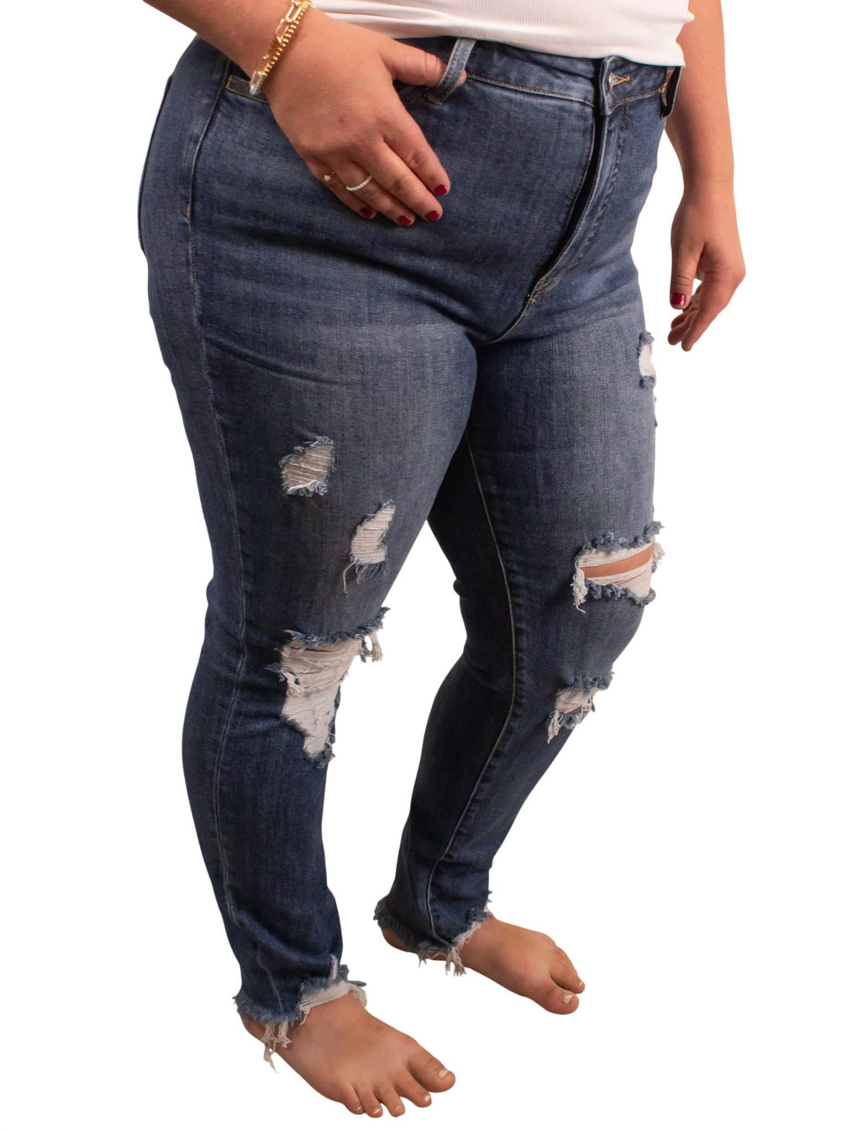 Blakeley - Distressed Skinny Jean