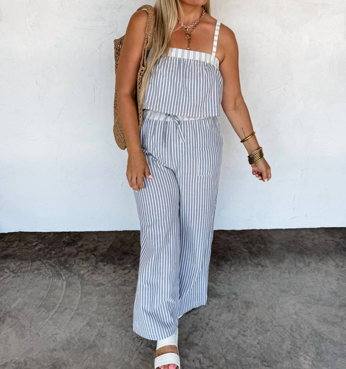 Blakeley - Seersucker Pant Set