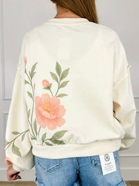Blakeley - Spring Floral Pullover Sweatshirt